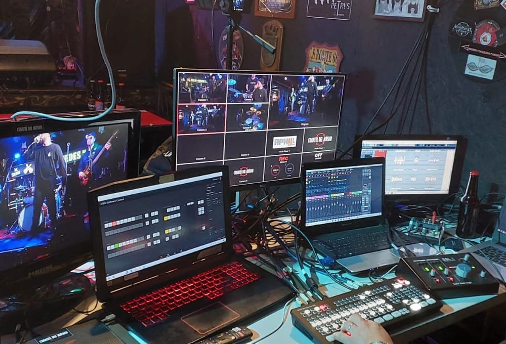 Control de producción audiovisual multicámara de Cuartel del Músico